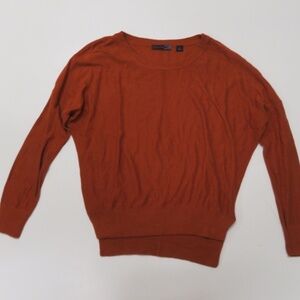JW Style Sweater‎ Womens Small Orange Pullover
